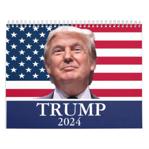 Calendario Foto de Donald Trump - presidente 2024
