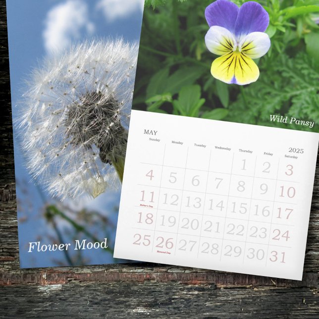 Calendario Foto de flor (Flower photo calendar)