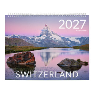 Calendario foto de naturaleza y paisaje de Suiza 2027