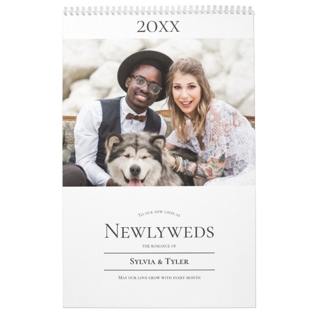 Calendario Foto de Newlyweds (Tapa)
