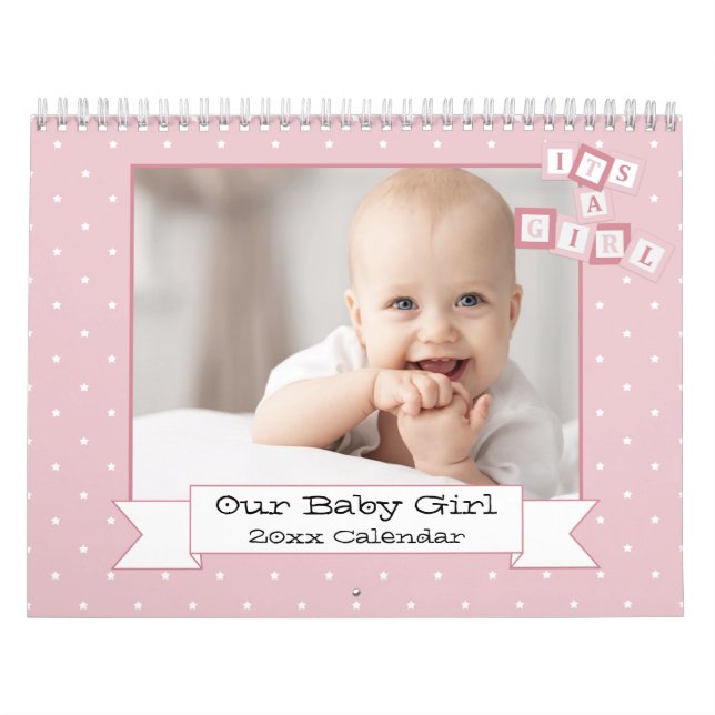Calendario Foto de nuestra Personalizado bebé (Tapa)