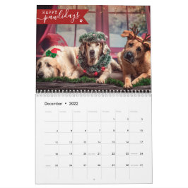 Calendario Foto de perro Personalizado 2025 1 Imagen por mes