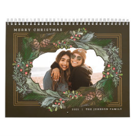 Calendario Foto de regalo de los navidades