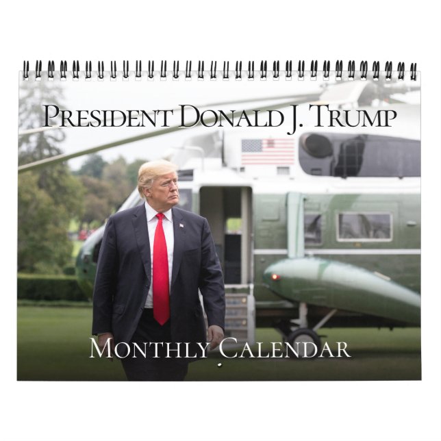 Calendario Foto del presidente Donald J Trump 2025 (Tapa)