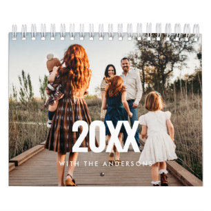 Calendario Foto familiar moderna y sencilla 2026