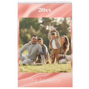 Calendario Foto familiar personalizada 2026