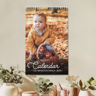 Calendario Foto familiar personalizada 2026