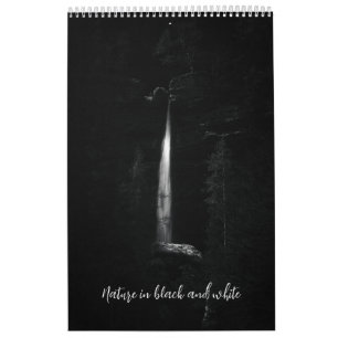 Calendario Foto Naturaleza en blanco y negro v3