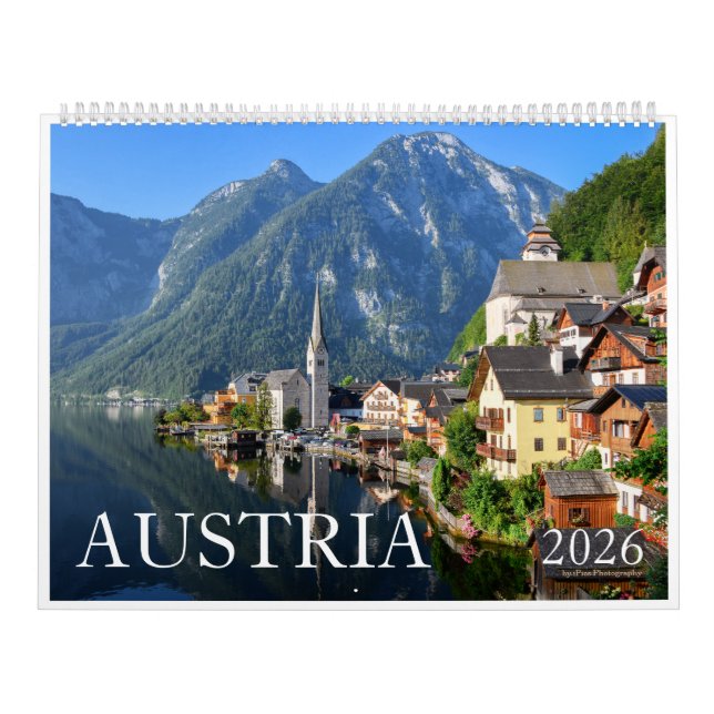 Calendario Foto paisajística y natural de Austria 2026 (Tapa)