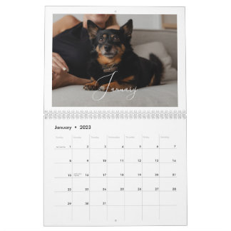 Calendario Foto Personalizado moderna Crea tu propio guión el
