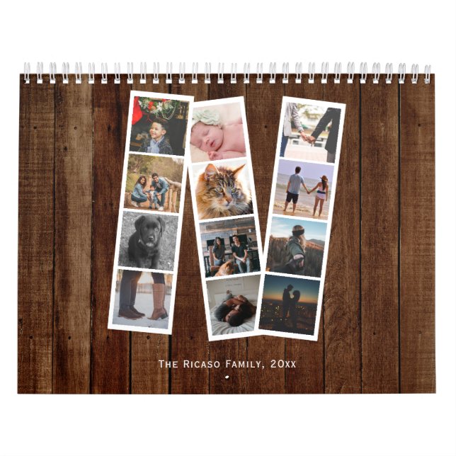 Calendario Foto personalizado personalizada (Tapa)