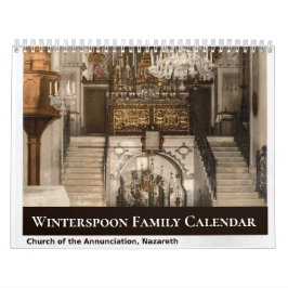 Calendario Foto Religiosa Cristiana Familiar Personalizada