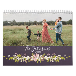 Calendario Foto Rustic Elegant Family