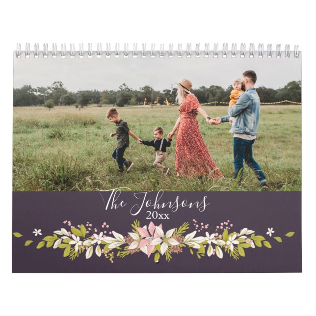 Calendario Foto Rustic Elegant Family (Tapa)