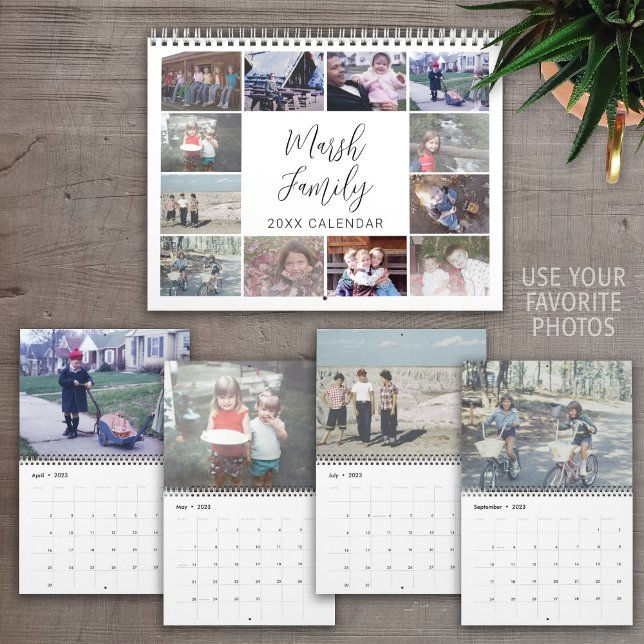Calendario Foto simple y moderna de un Personalizado - 13 imá (Subido por el creador)