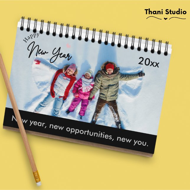 Calendario Foto y citas Inspiradoras de la familia de Año Nue (Subido por el creador)