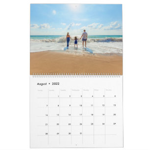 Calendario Foto y texto Personalizado - Único su propio dise