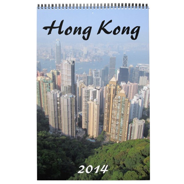 Calendario fotografía 2014 de Hong-Kong (Tapa)