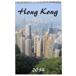 Calendario fotografía 2014 de Hong-Kong