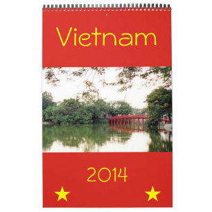 Calendario fotografía 2014 de Vietnam