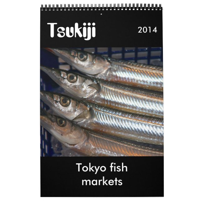 Calendario fotografía 2014 del tsukiji (Tapa)