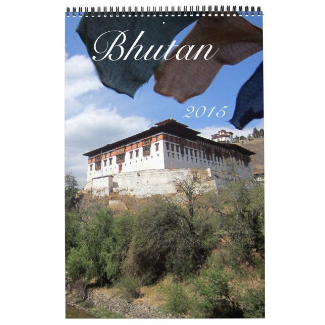 Calendario fotografía 2015 de Bhután (Tapa)