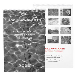 Calendario Fotografía Bella Artes en blanco y negro en españo