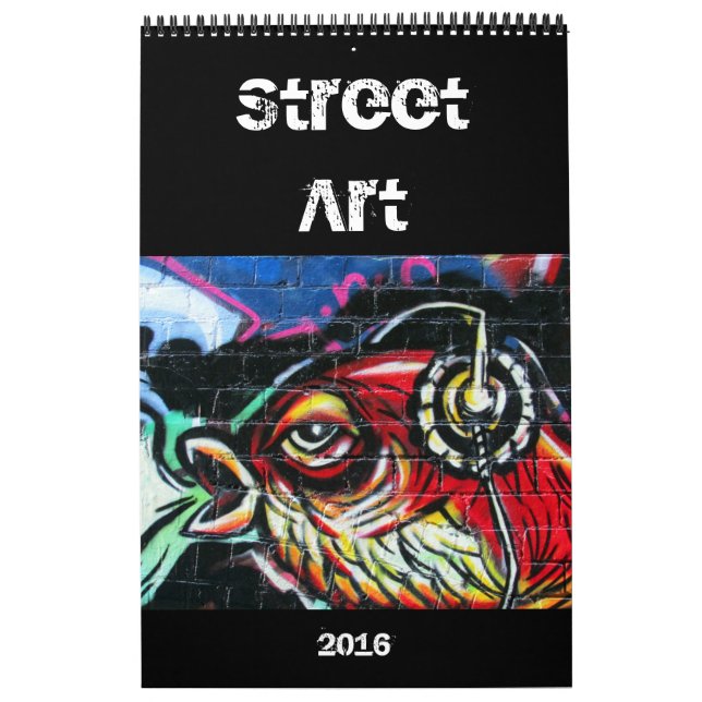 Calendario fotografía de arte callejero 2016 (Tapa)