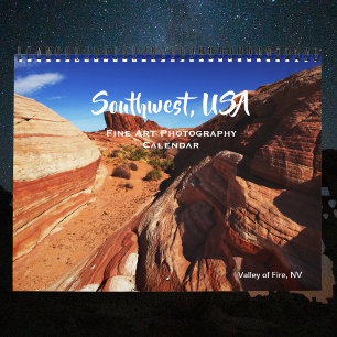 Calendario Fotografía de Arte Vertical del Sudoeste de EE. UU