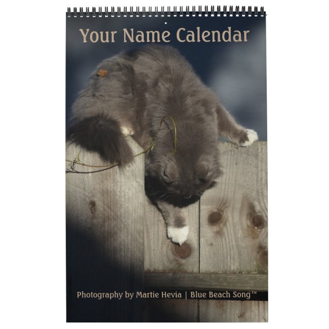 Calendario Fotografía de Blue Beach Song™ (Tapa)