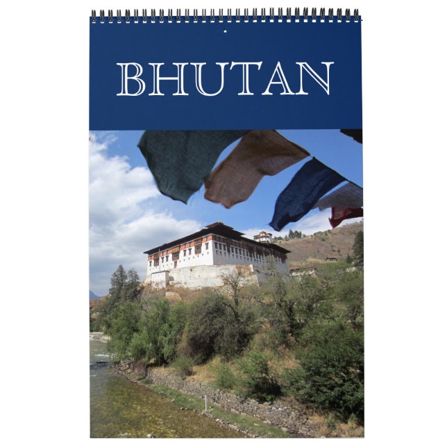 Calendario fotografía de Bután (Tapa)