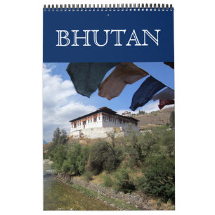 Calendario fotografía de Bután