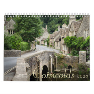 Calendario Fotografía de Cotswolds de 2026