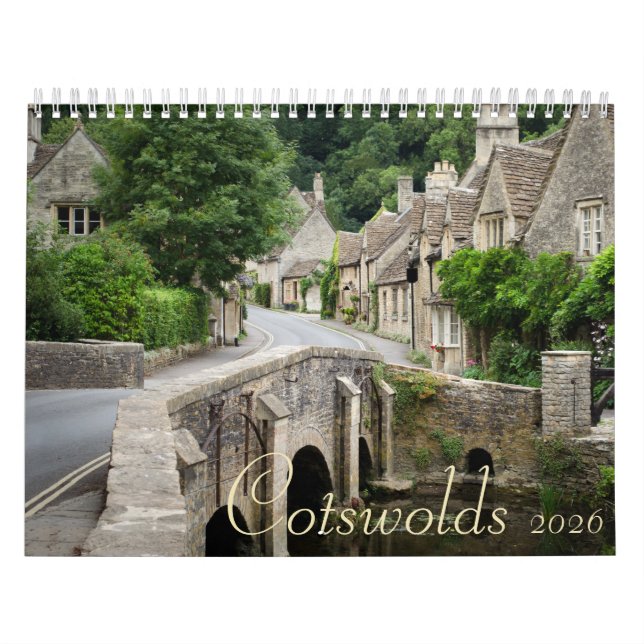Calendario Fotografía de Cotswolds de 2026 (Tapa)