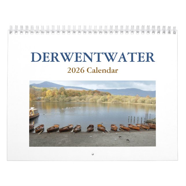 Calendario Fotografía de Derwentwater (Lake District) 2026 (Tapa)