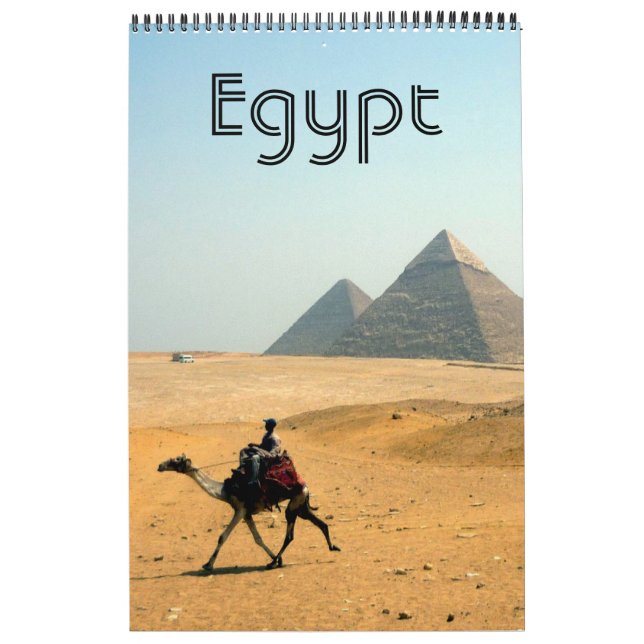 Calendario fotografía de Egipto (Tapa)