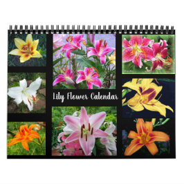 Calendario Fotografía de Flor de Lirio
