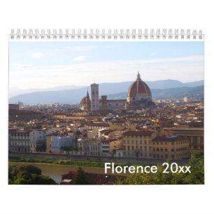Calendario Fotografía de Florencia Italia
