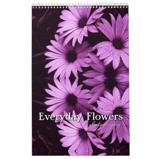 Calendario Fotografía de Flores Cotidianas