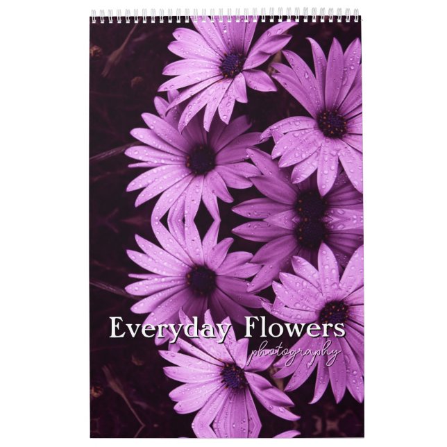 Calendario Fotografía de Flores Cotidianas (Tapa)