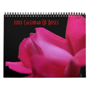 Calendario Fotografía de flores de rosa