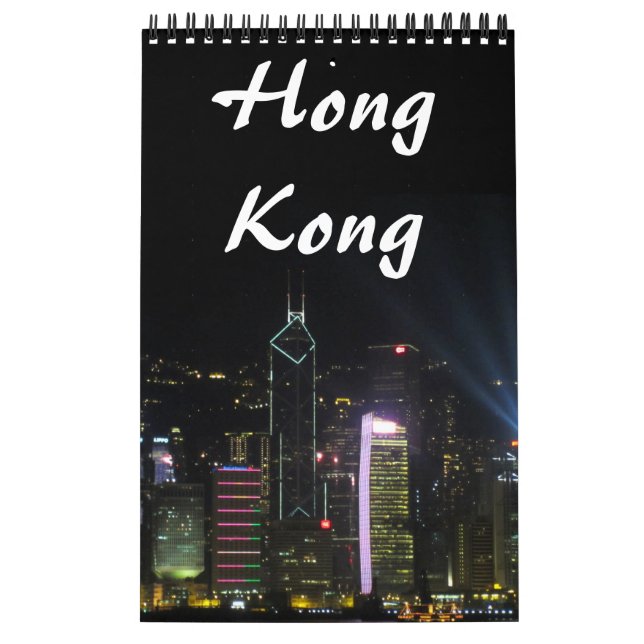 Calendario fotografía de Hong Kong (Tapa)