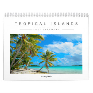 Calendario Fotografía de islas tropicales 2027