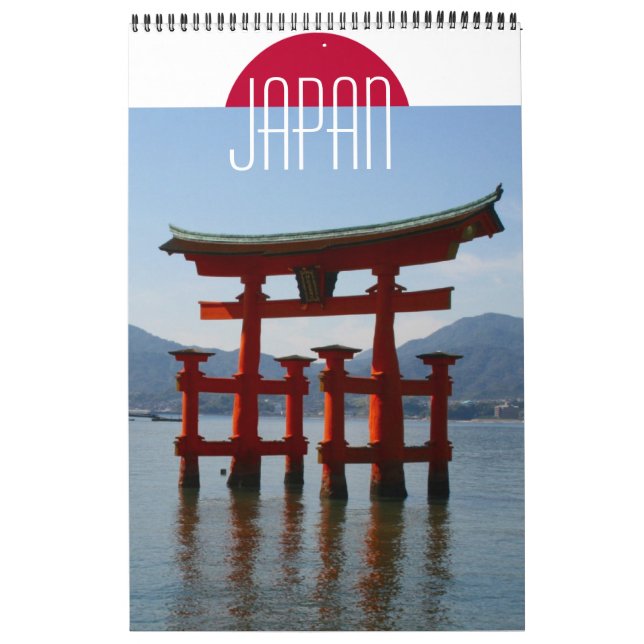 Calendario fotografía de Japón (Tapa)
