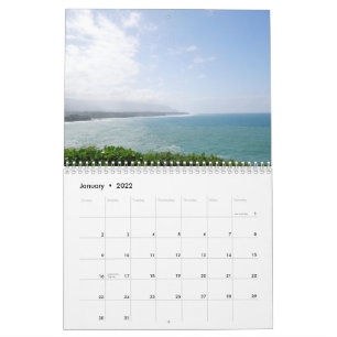 Calendario Fotografía de Kauai Hawaii