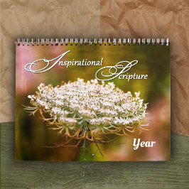 Calendario Fotografía de la naturaleza con escritura Inspirad