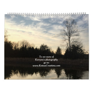 Calendario Fotografía de la naturaleza por Korrynn 2020