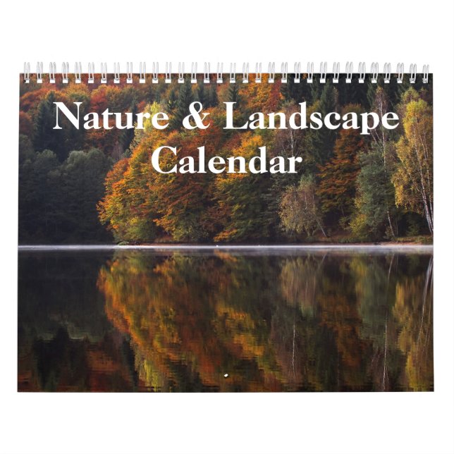 Calendario Fotografía de naturaleza y paisajes 2025 (Tapa)