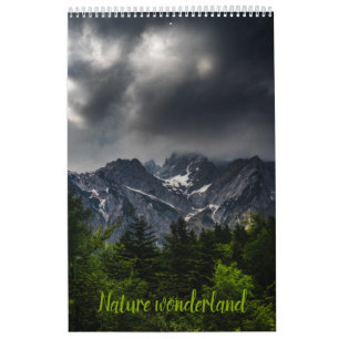 Calendario Fotografía de paisaje de Naturaleza maravillosa v3
