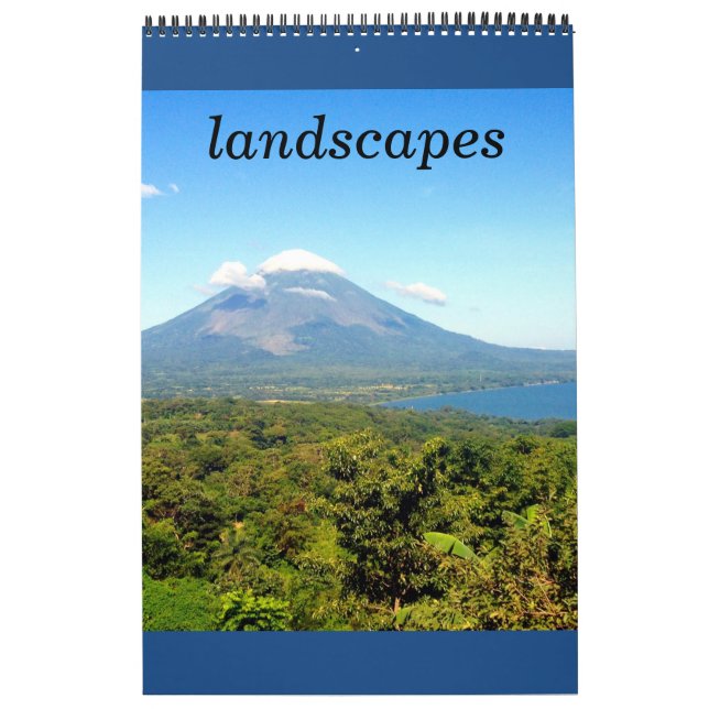 Calendario fotografía de paisajes (Tapa)